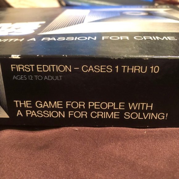 Vintage 1986 CRIME SOLVERS Role Play Mystery Game 100% Complete First Edition - Picture 5 of 6